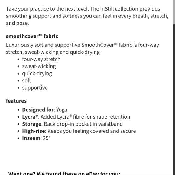 Lululemon Instill Highrise leggings - Picture 6 of 7